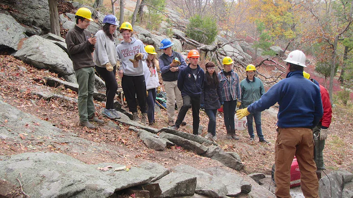 Appalachian Trail Relocation on Bear Mt. NY Octobe...