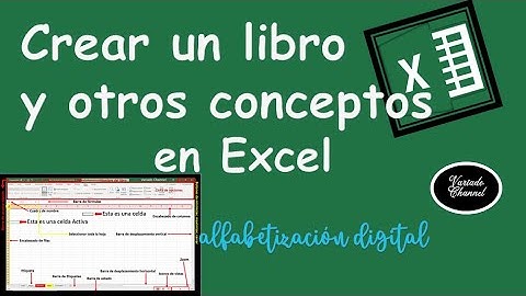Primeros Pasos en Excel, Como crear o abrir un nuevo libro