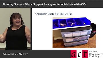 Visual Support Strategies for Individuals with ASD: Session 2 -Part 4 - Using an Object Cue Schedule