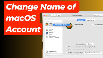 How to Change Username on Mac | Easy Steps to Change macOS Account Name