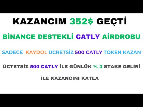 KAYDOL ÜCRETSİZ 500 ADET CATLY TOKEN KAZAN CATLY.İO AİRDROP