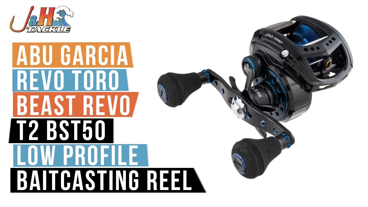 Abu Garcia Revo Toro Beast REVO T2 BST50 Low Profile Baitcasting Reel