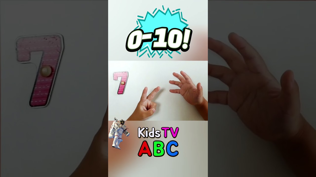 0-10 Numbers with Fingers | Kids TV ABC 