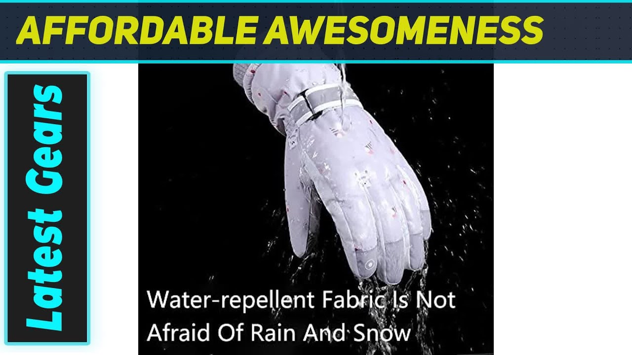 `Purple Ski Gloves: Warm, Dry, and Touchscreen Ready!