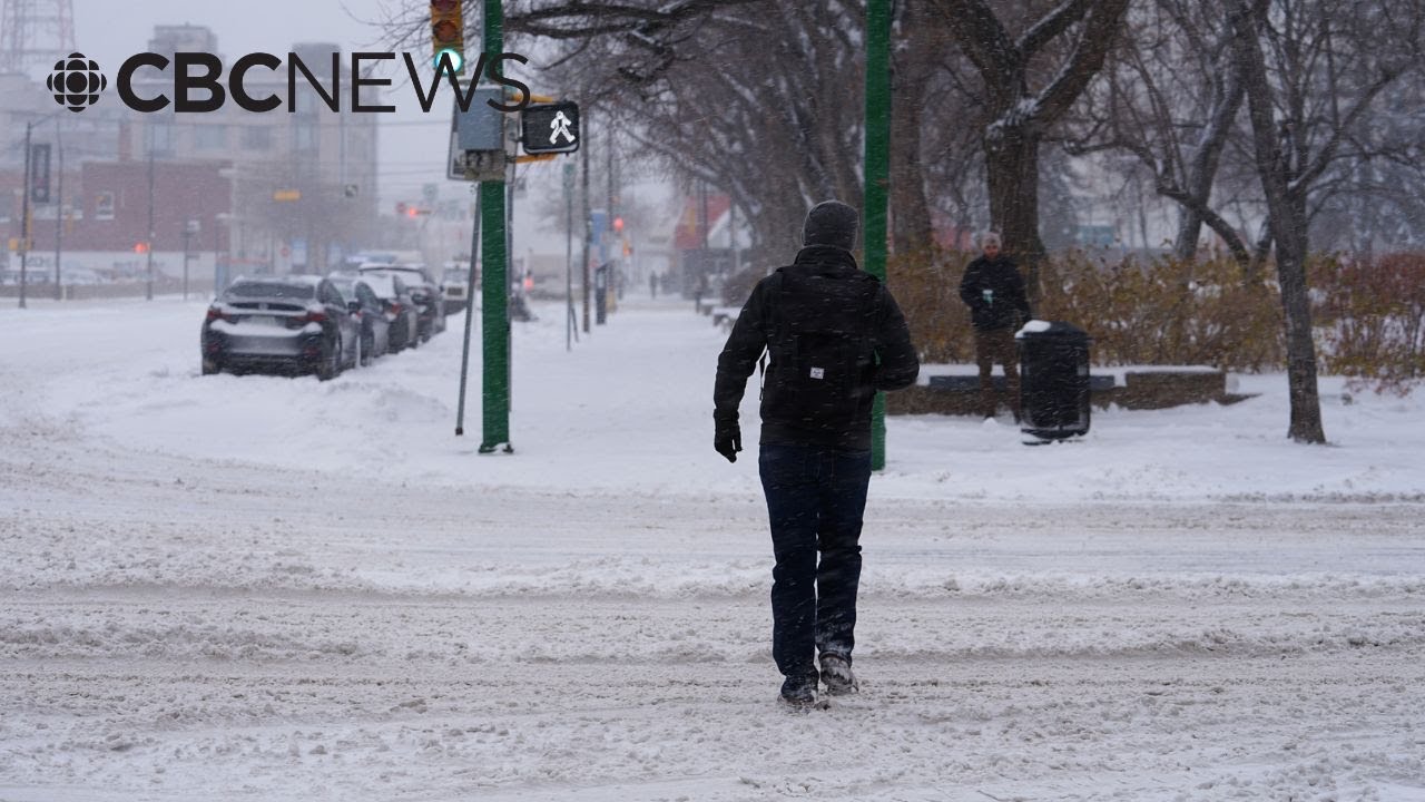 Saskatchewan starts digging out after 1st big storm of the winter - YouTube