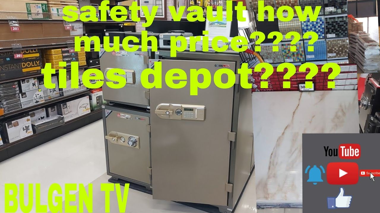 safety vault how much price, tiles depot price 2021...