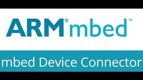 ARM mbed IoT device platform