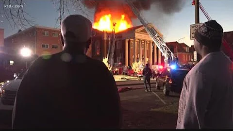Firefighters put out large fire at museum housing historic documents