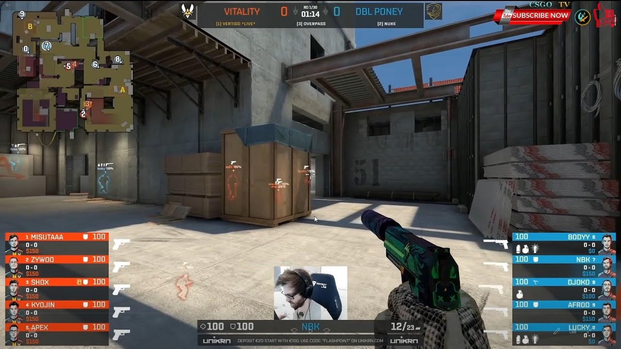 ELIMINATION MATCH Vitality Vs DBL PONEY CSGO Flashpoint HIGHLIGHTS 