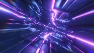 Futuristic Ultraviolet Tunnel Stock Motion Graphics