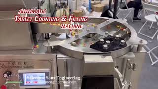 Automatic Tablet & Capsule Counting and Filling Machine | Capsule Counting into Plastic Jars