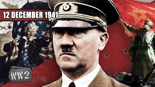 120 K - Hitler Declares War on the USA and the Jews - WW2 - December 12, 1941