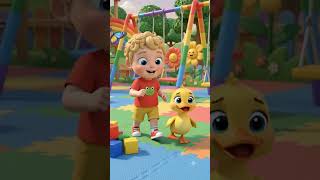 A Kind Boy Saves a Lost Duckling! 🐥✨ #shorts #animation #babyducks #babysongs