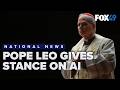 Pope Leo weighs in on how the world should respond to AI