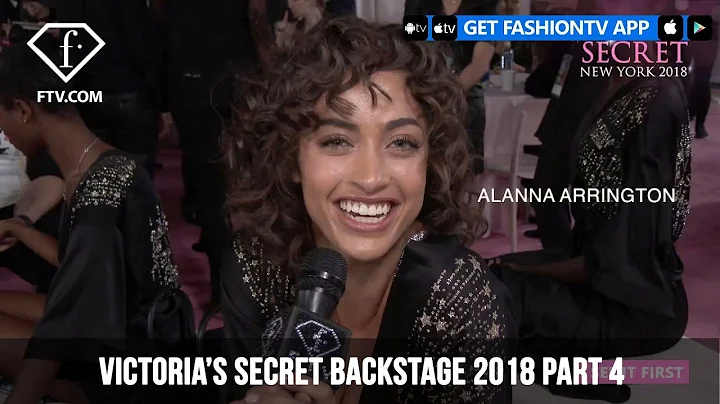 Alanna Arrington & Subah Koj Backstage Victoria's ...