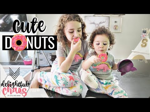 The Girls Baked Mini Donuts!