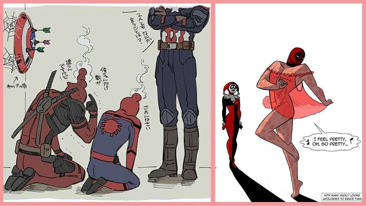 Funny Deadpool Comics Funny Deadpool Spiderman