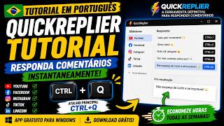 How to Reply to Comments Instantly on YouTube, Facebook, and More | QuickReplier Tutorial screenshot 2