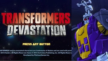 Transformers: Devastation - Chapter 2 (PS4) Transformers: Devastation 🔥 I just love this game 🔥
