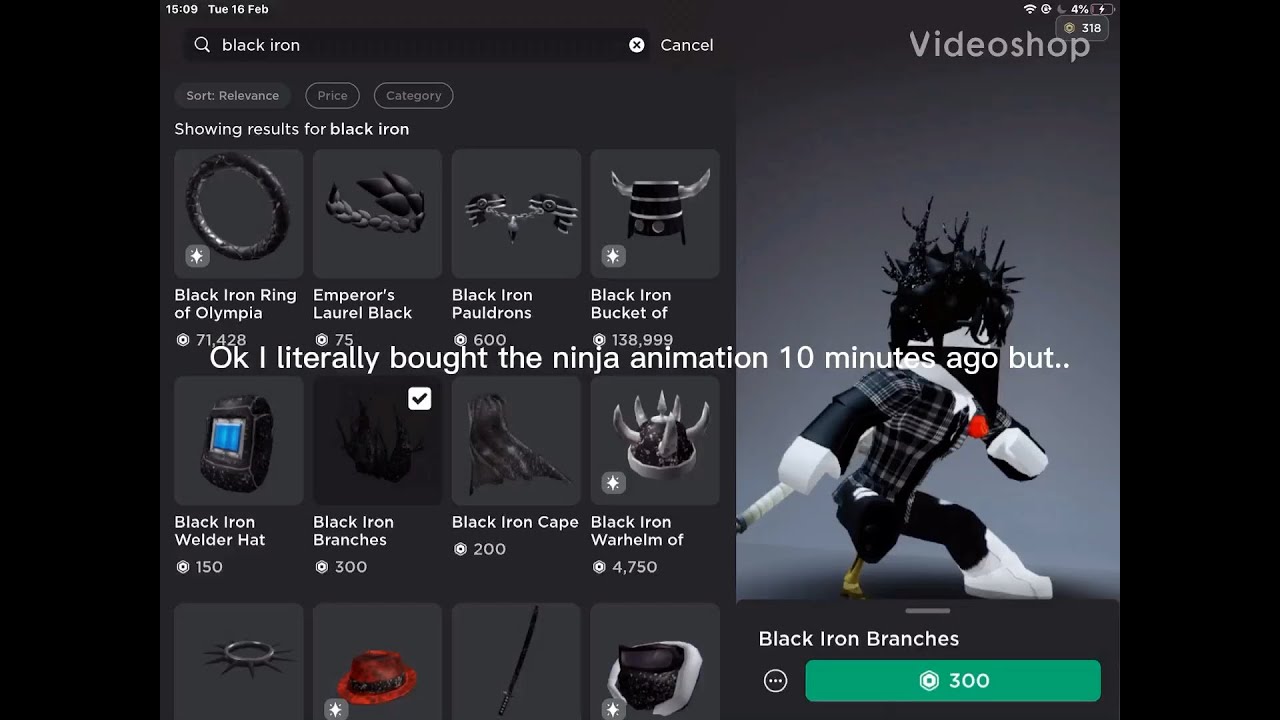 Buying The Black Iron Branches YouTube 
