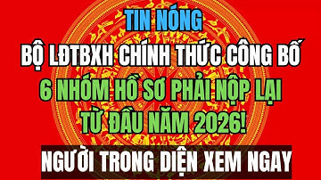 TIN NÓNG: Bộ LĐTBXH Chính Thức Công Bố 6 Nhóm Hồ Sơ Phải Nộp Lại Từ Đầu Năm 2026!