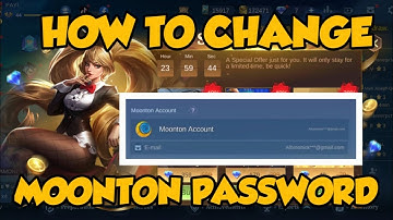 HOW TO CHANGE MOONTON PASSWORD LATEST UPDATE