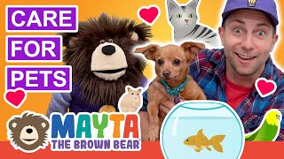 Teaching Kids to Care for Pets | Videos for Toddlers screenshot 1