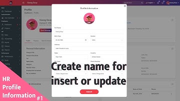 Create file name for insert or update in Laravel 8.X | HR System Management