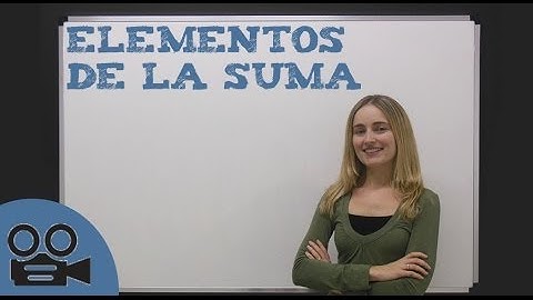 Elementos de la suma