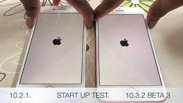 Iphone 7 speed test (10.3.2 dv beta 3 (official release) vs 10.2.1)
