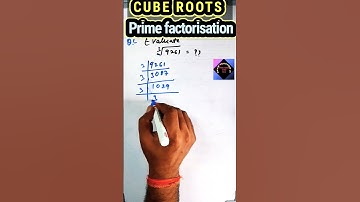 cube Roots using prime factorisation method #cuberoots #maths #shorts #reels #trending #mathematics