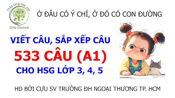 BUỔI 29: CHUYÊN ĐỀ 12 - VIẾT LẠI CÂU KHÔNG ĐỔI NGHĨA DÀNH CHO HỌC SINH GIỎI TIỂU HỌC LỚP 3, 4, 5