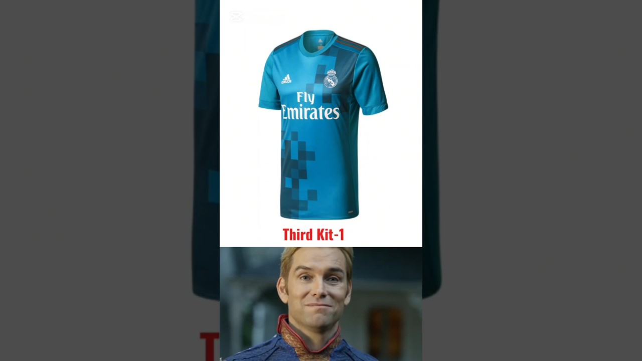 Real Madrid 2017-18 season Pre-match kit, Away Kit, Third Kit, Training Kit rating. 