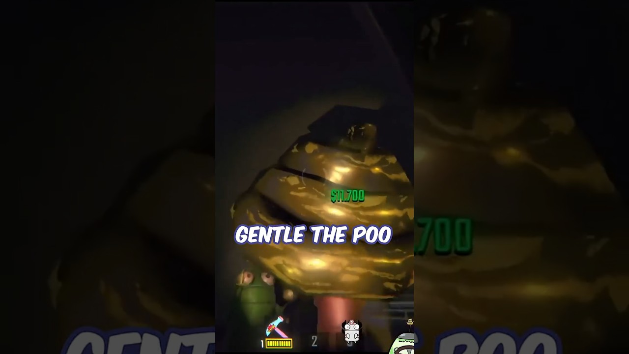 Gently handle the turd!