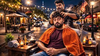 Head Massage ASMR Relaxing Back Body Massage Stress Relief Deep Sleep Sounds