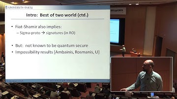 Dominique Unruh - Non-interactive zero-knowledge proofs in the quantum random oracle model