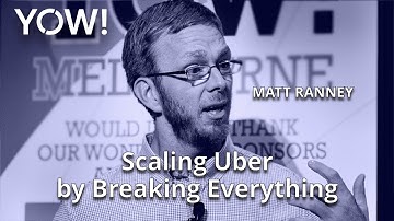 Designing for Failure: Scaling Uber by Breaking Everything • Matt Ranney • YOW! 2015
