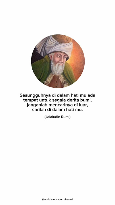 Jalaludin Rumi Said |. Story WA | #quotes #shorts