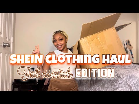SHEIN clothing haul | Fall essentials edition🍁 #clothinghaul #sheinhaul ...