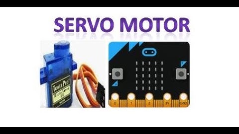 FUN WITH MICRO BIT #3- Servo motor with a micro bit