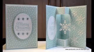 No.336 - Snowflake Spinner Card - UK Stampin' Up!