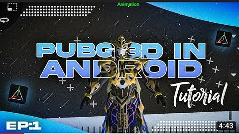 How to make pubg 3d model in android || how to make  3d Montage in android || Ep-1 || HarshYT