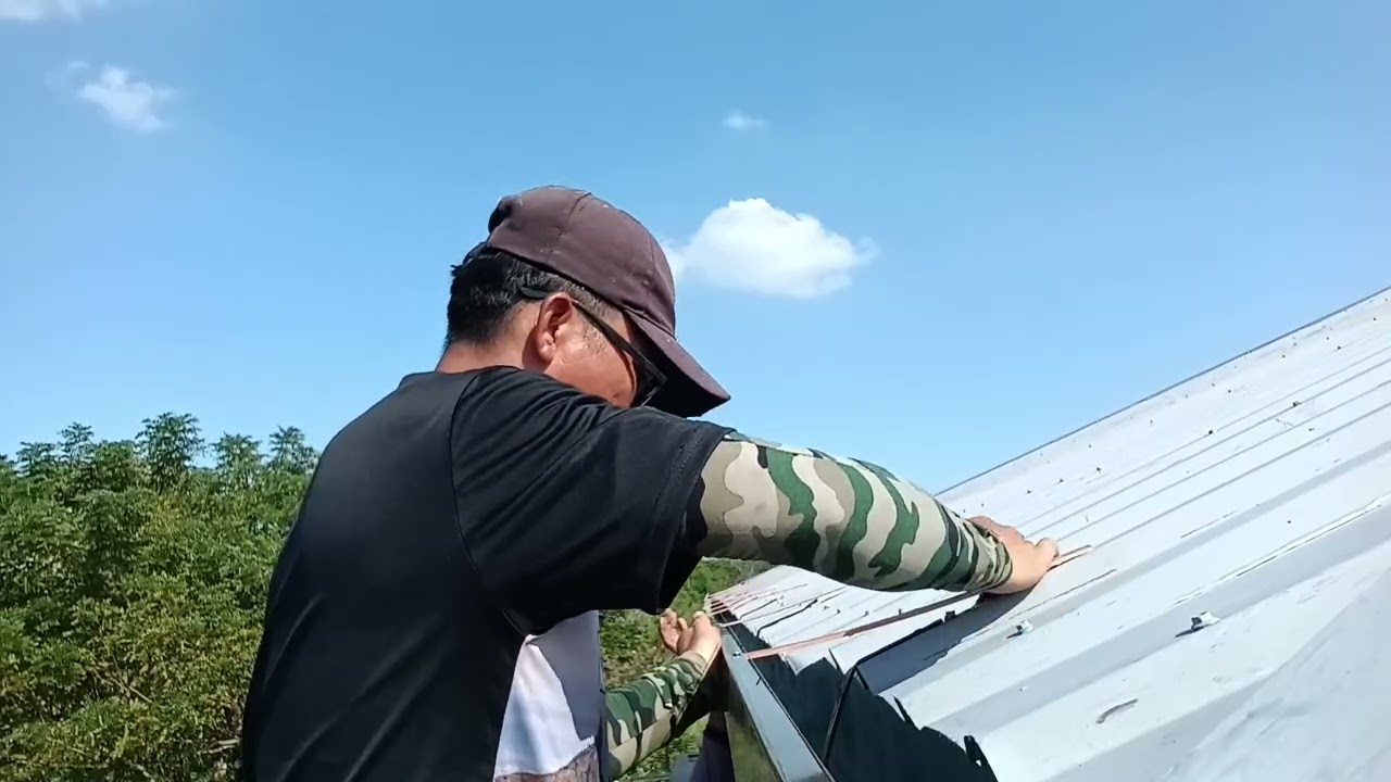 Gutter Installation and Roof Repaint is Done 