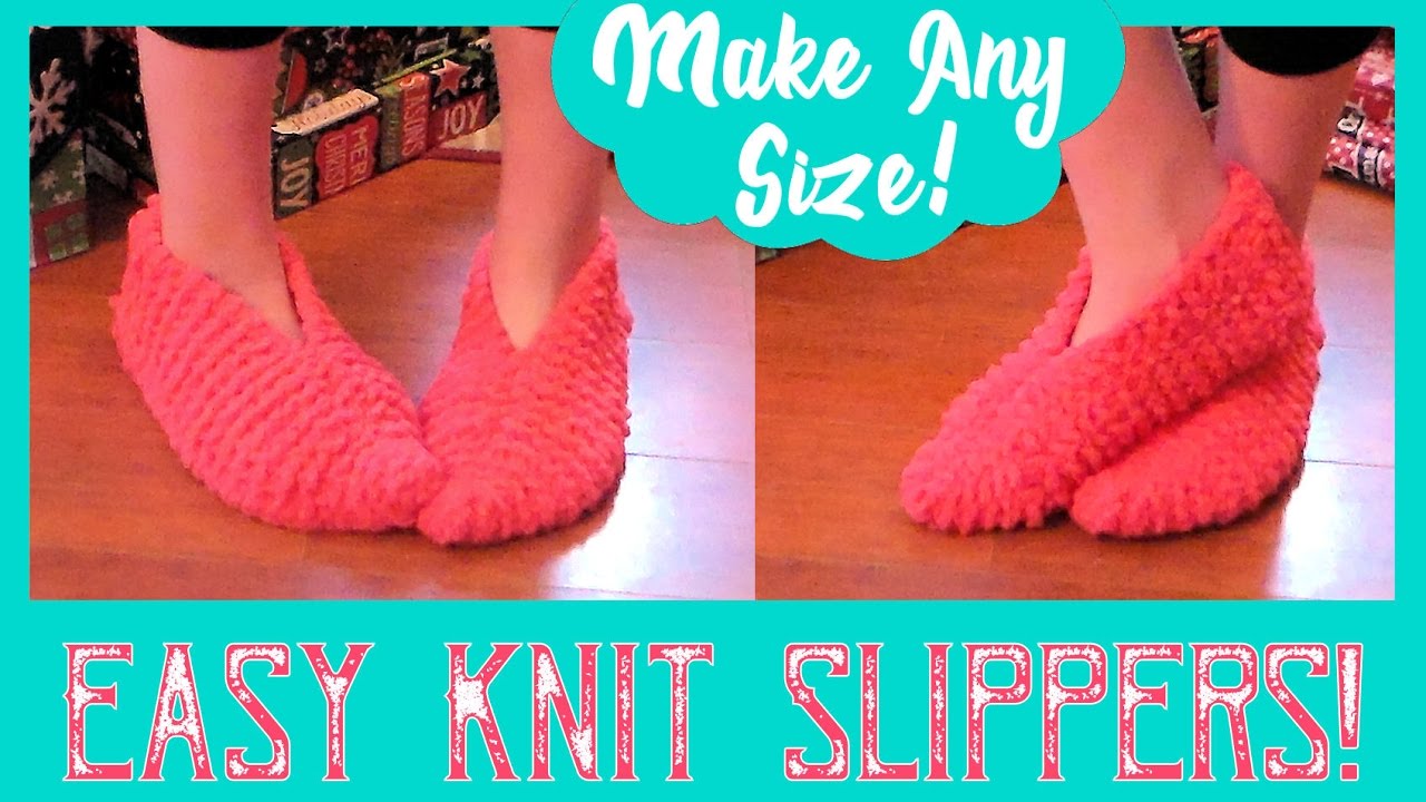 Easy Knitted Slippers For Beginners Fast Fun