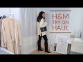 H&M Try on Haul | Winter knits | Festive Outfit | Knee high Boots | styling inspiration