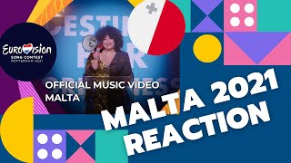 MALTA Eurovision 2021 Reaction | Destiny - Je Me Casse