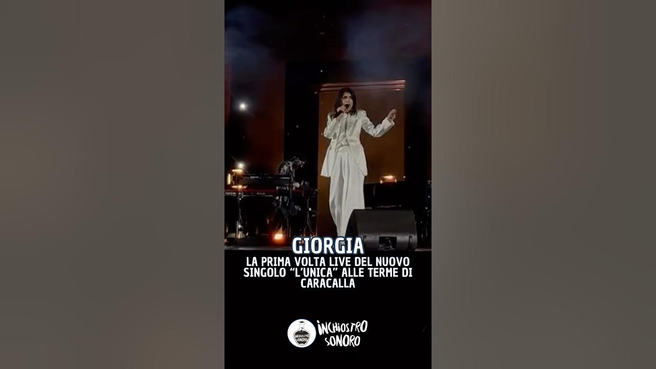 Giorgia - L’unica (anteprima live) Giorgia - L’unica (anteprima live)