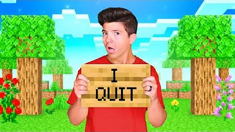 Preston is DONE and QUITTING Minecraft