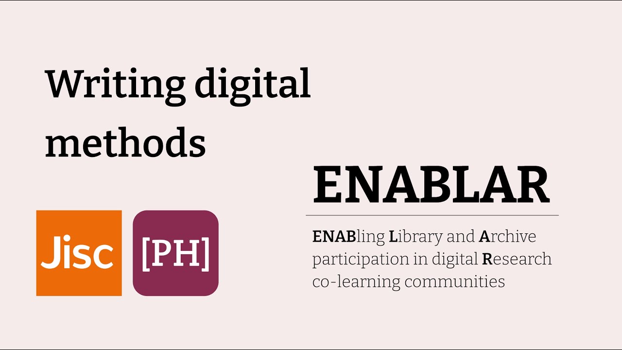 ENABLAR: Writing Digital Methods