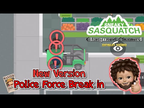 Sneaky Sasquatch - Police Force Break in 2 | Car Corner Push